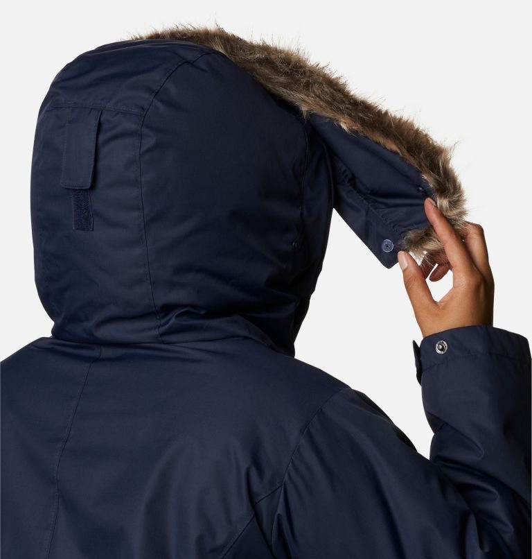 Women's Columbia Suttle Mountain II Insulated Jackets Navy | Plus Size CA-JL0CA